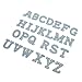Atyhao 26 Pezzi Lettera Patch, Strass Lettera Applique a-z 26 Lettere Inglesi Patch Alfabeto Ricamato Ferro sulla Patch Vestiti Artigianali Fai da Te Patch Adesivi