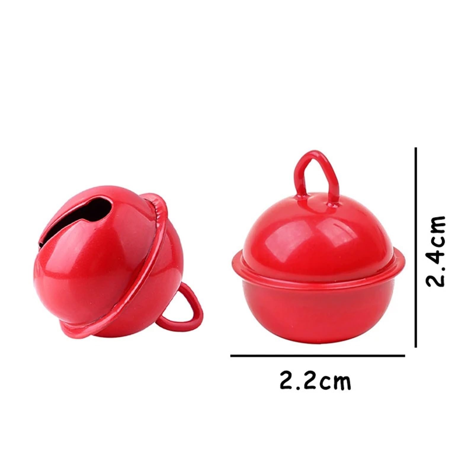 Dzwonki rzemieślnicze, dzwonki do rzemiosła Jingle do rzemiosła 20 szt. farba cukierkowy kolor 22 mm kolorowy dzwonek akcesoria DIY, prezenty