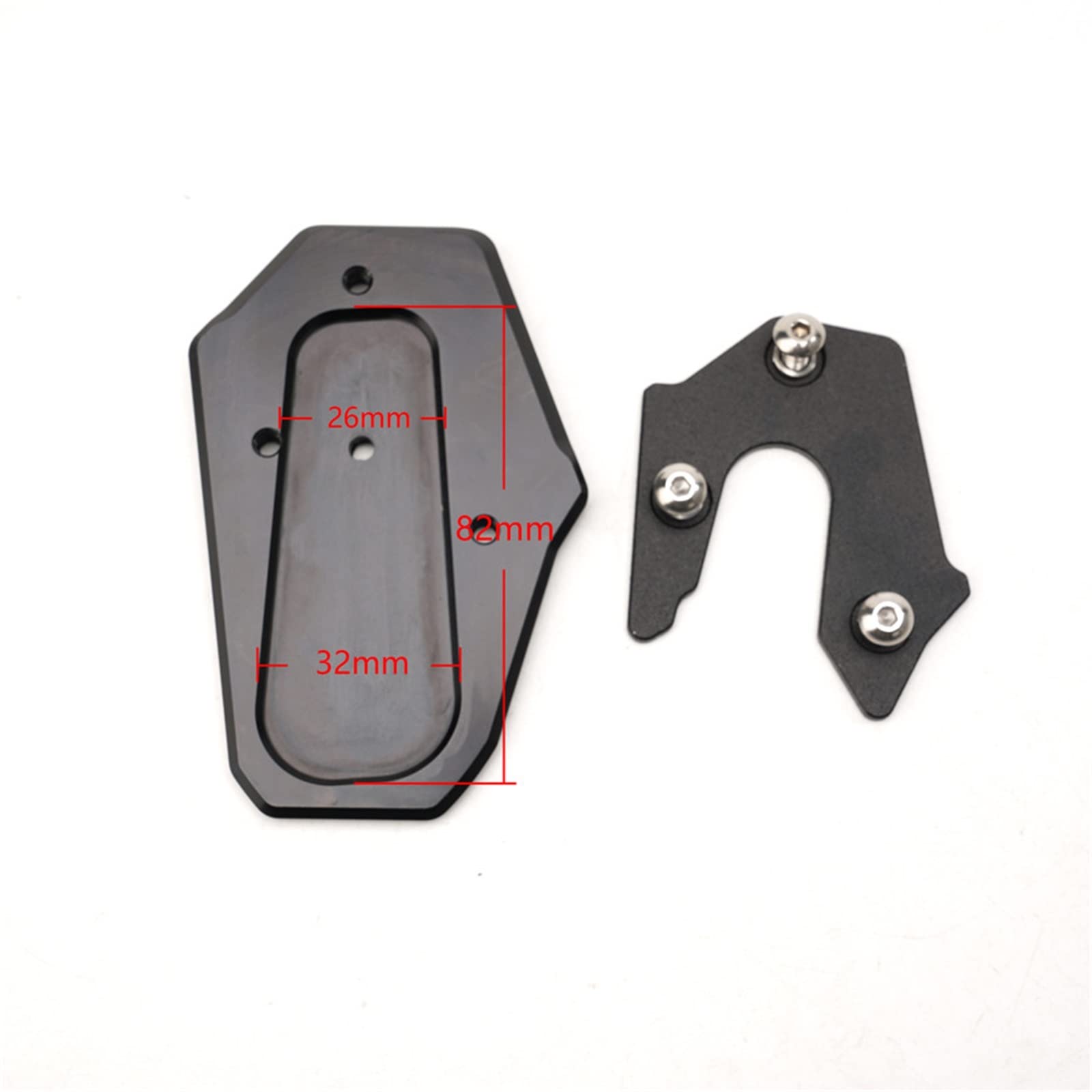 AQDSFT Motorfiets Kickstand Voet Side Stand Extension Pad Voor R1200RT R1200 RT R 1200RT 1200 RT 2014 2015-2016 2022 2017 2018 2019 2020 2021 Accessorie