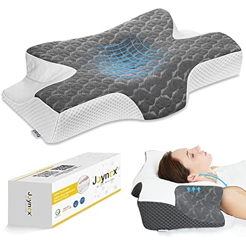 Joynox Orthopädisches Kopfkissen, Memory Foam Kissen Cover