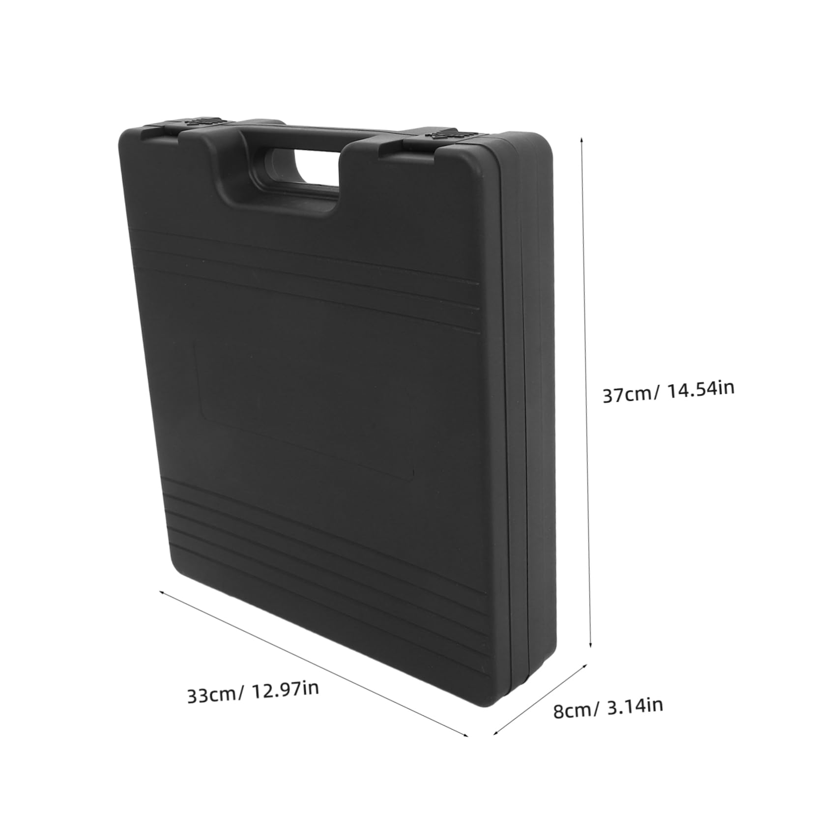 Estuche de Transporte para Micrófono Rígido Negro con Asa y Cierre