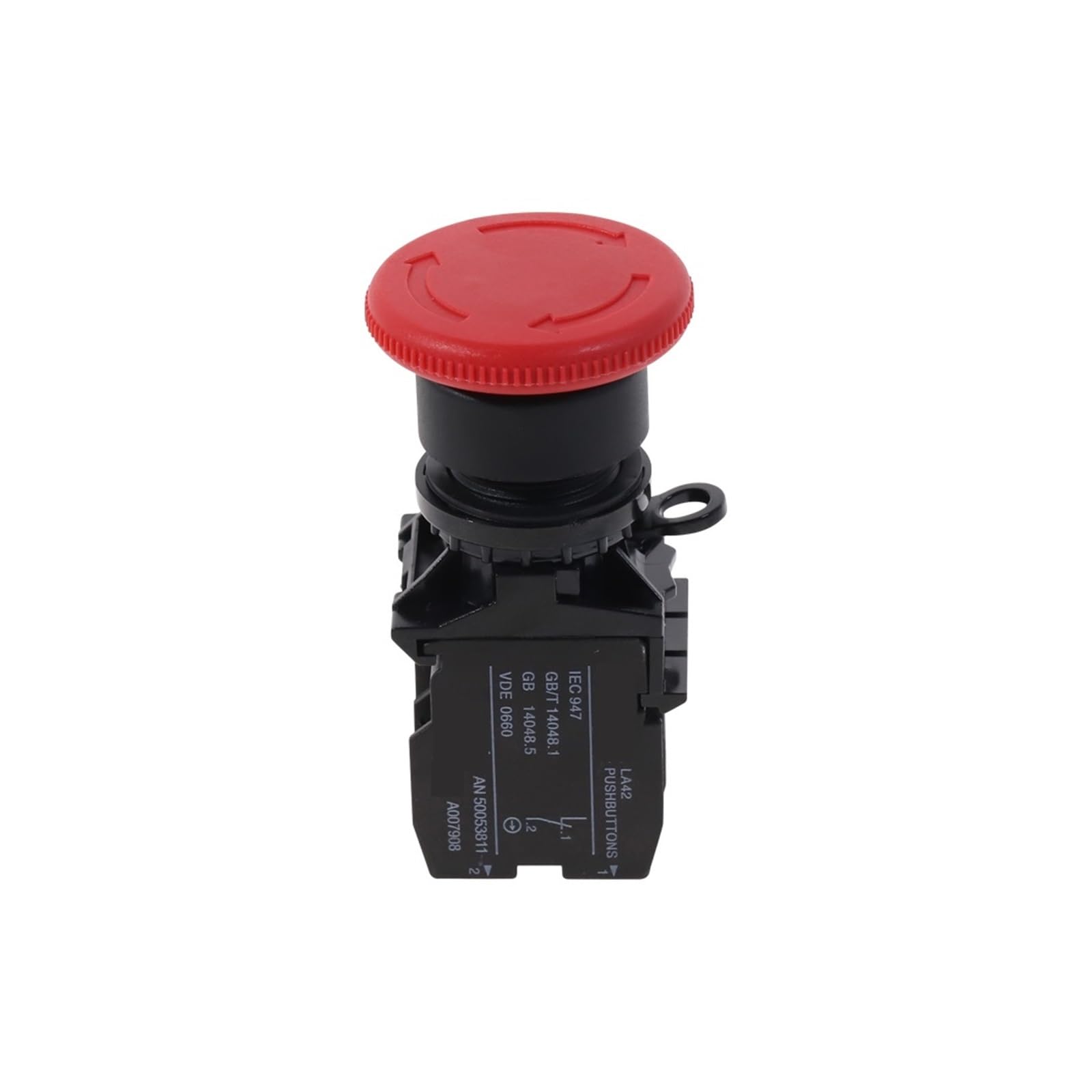Emergency stop switch push button FYOCOXDS bouton arrêt d'urgence type champignon 1NO 1NC