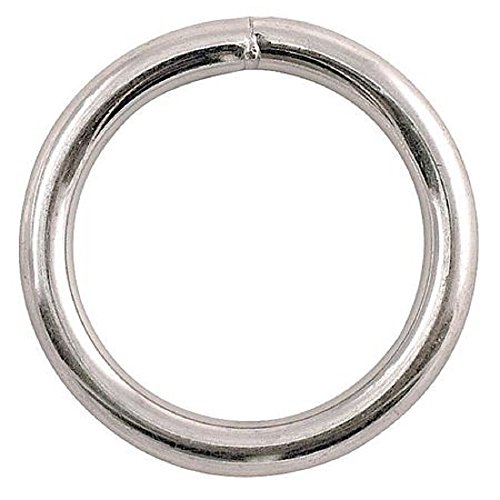 Hillman Steel Welded Ring Nickel Plated 3