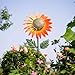 Venniy Sunflower Wind Spinner,Garden Windmills and Spinners for Yard,Metal Flowers for Outside,Metal Kinetic Wind Sculptures, 12.8 * 57 Inches