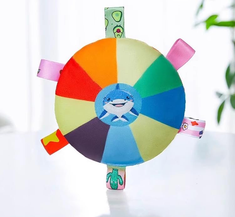 Frisbee en peluche pour chiot qui réduit le stress et l'ennui