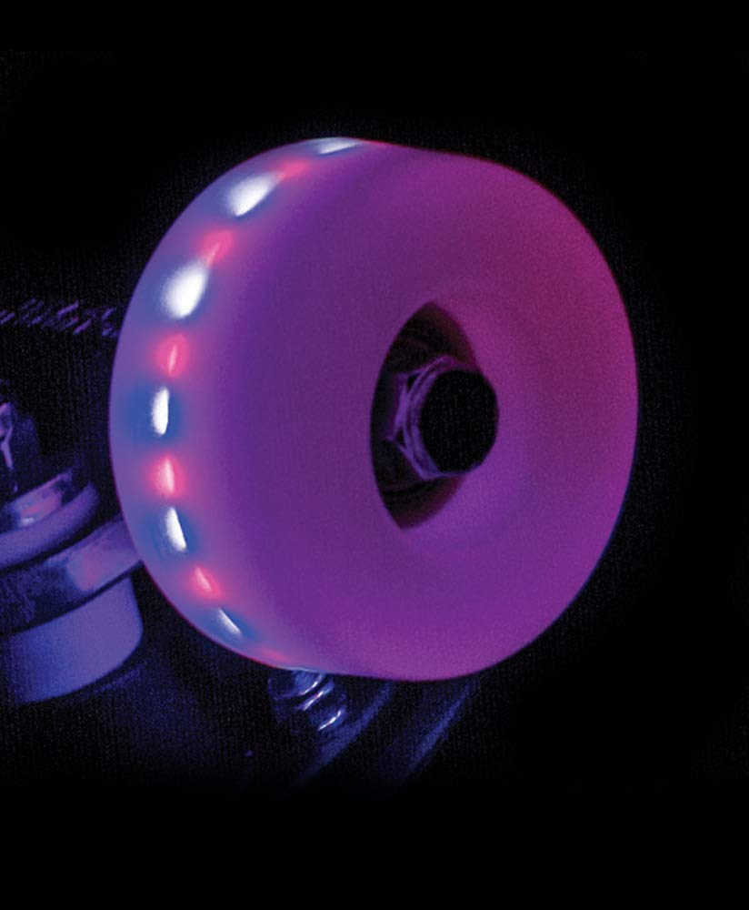 Rio Roller Light Up Wheels, Unisex Adult, Unisex-Adult, RIO535_S_Rosa (Frost), Pink (Frosted), Small