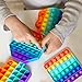 Multicolor 20 Pack Fidget Toys,Push Pop Fidget Sensory Toys Set,Stress Relief Gifts for Kids & Adults,Pop Bulk & Party Favors Toddler Toys for Easter Gifts,Party Supplies,Classroom Prizes