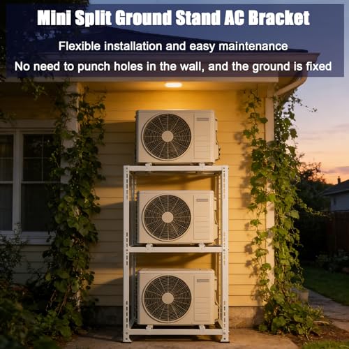 Soporte ajustable para aire acondicionado mini split resistente a la intemperie 8