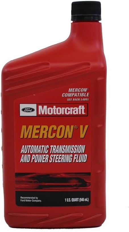 Genuine Ford XT-5-QMC MERCON-V Automatic Transmission and Power Steering Fluid - 16 oz.