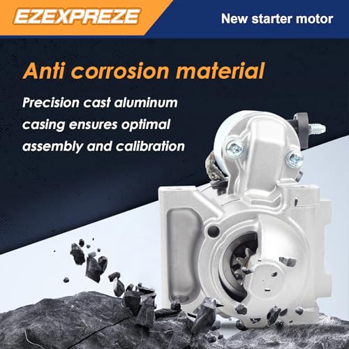 Image of Ezexpreze 10910 New Starter for 14-18 Chevy Silverado 1500 Suburban Tahoe, Cadillac Escalade 6.2L 2015-2016, GMC Sierra 1500 V6 V8 4.3 5.3L 6.2L,2015-2016 GMC Yukon, 12655055 M000T24072