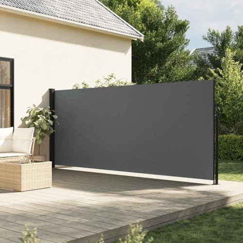 Vetnasa Toldo Lateral retráctil Gris Antracita 180x600 cm Casa y jardín, Jardín, Artículos de Exterior, Sombrillas Antracita 8,7 KG