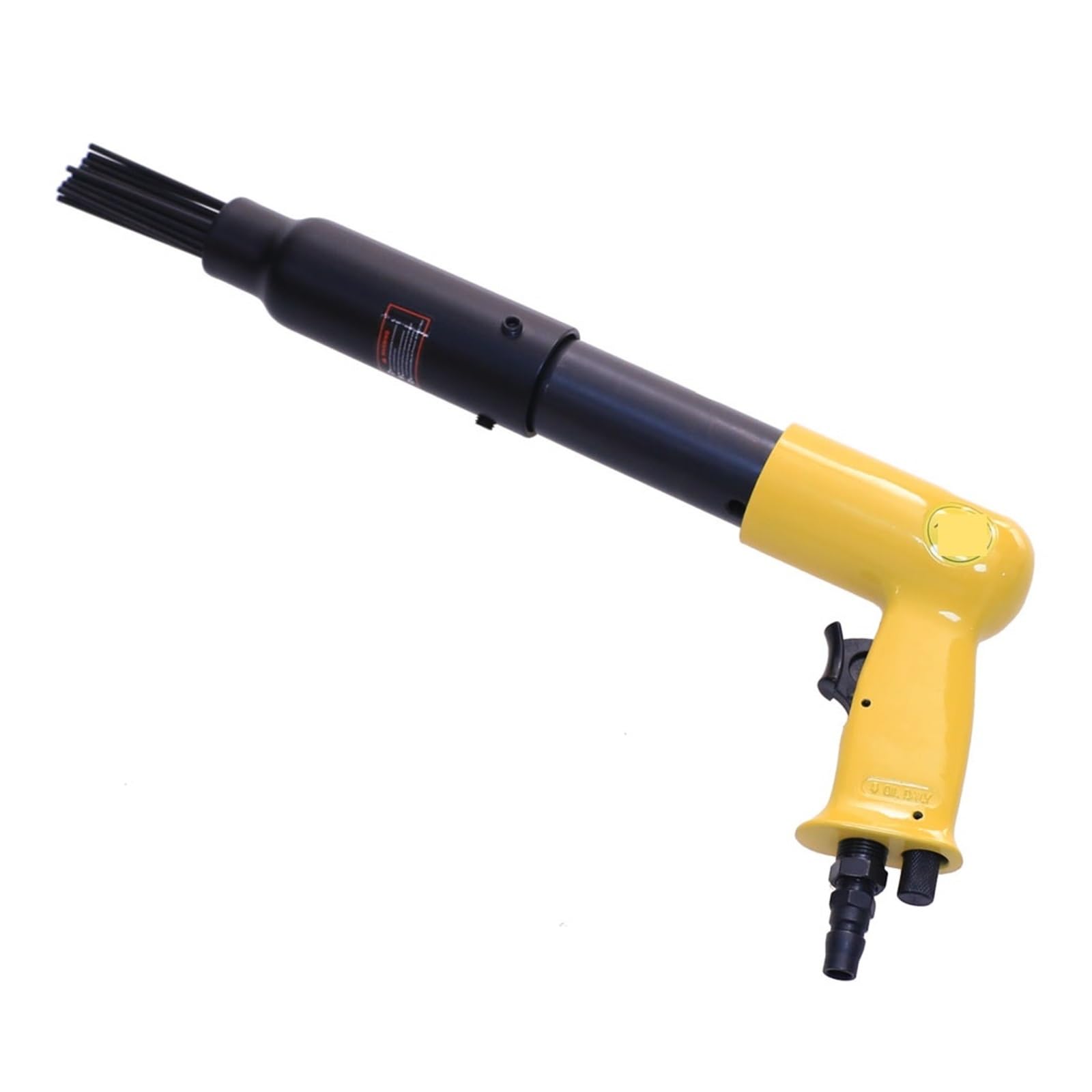 19 Needle Pneumatic Gun Rust Remover, Air Shovel Needle Rust Remover, Handheld Impact Hammer for Metal Work(AT-190)