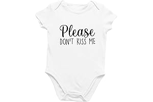 Printique Organic 'Don't Kiss Me Baby' Onesie - The Perfect Outfit for...