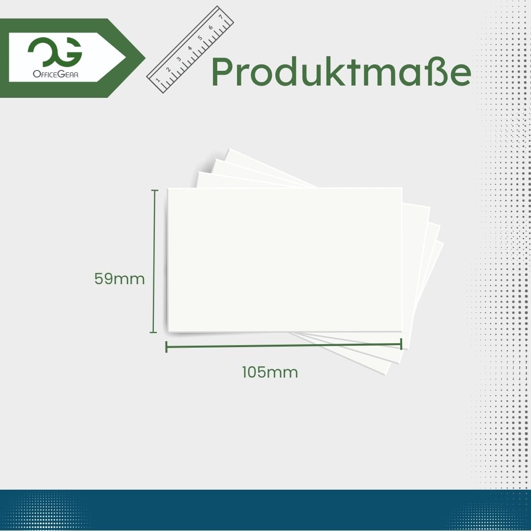 OfficeGear Thick Printable Business Cards 10-up (55 Sheets - Image 4