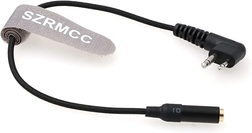 Miniatura 4 de SZRMCC Hytera HYT TC500 Moto-rola CP200 Intercom Cable adaptador de audio de radio 3.5 hembra a Moto-rola 2 Pin M conector