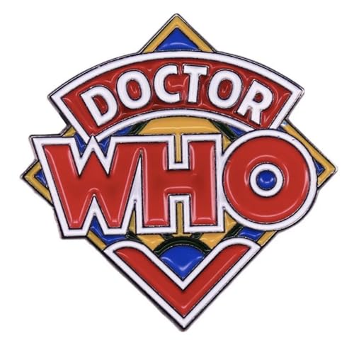 DOCTOR WHO DR Tardis Telephone Phone Booth Police Box Classic British Sci-Fi TV Show 1.2" Enamel Pin Badge