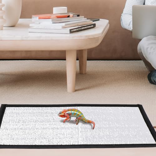 2 piezas alfombrilla térmica para reptiles miniatura 5