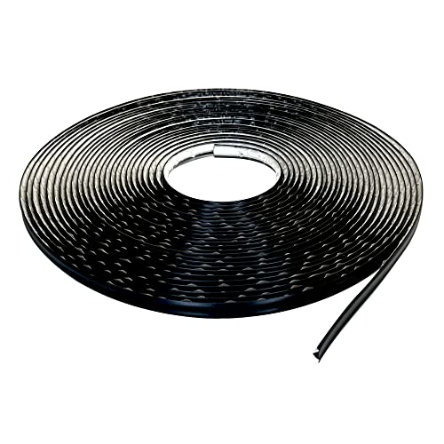 Image of InstaTrim The Original Flexible Trim - 50ft Black 3 /4 inch Wide Caulk Tape - Adhesive Trim with Many Uses Including Caulking for Bathtubs, Sinks, Counters, Tile, Floors - Made in USA