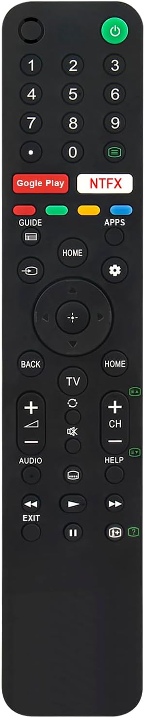 WINFLIKE RMF-TX500P Remote Control Replace for Sony Bravia KD-75X8507G KD-75X9507G KD-55X9507G KD-85X8007H KD-49X9500H KD-85X9507G KD-55X8507G KD-65X8507G KD-65X9507G LED LCD TV