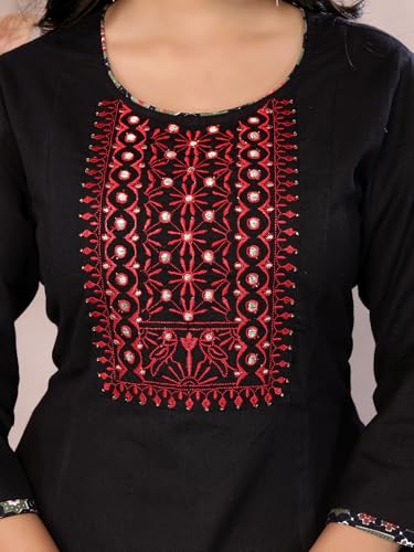 Image of rangita Women's Cotton Regular Fit Casual Kurta