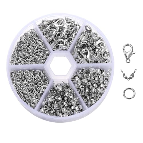 Lot De 300 Fermoirs De Chaîne Pour Bracelet Avec Fermoir à Mousqueton