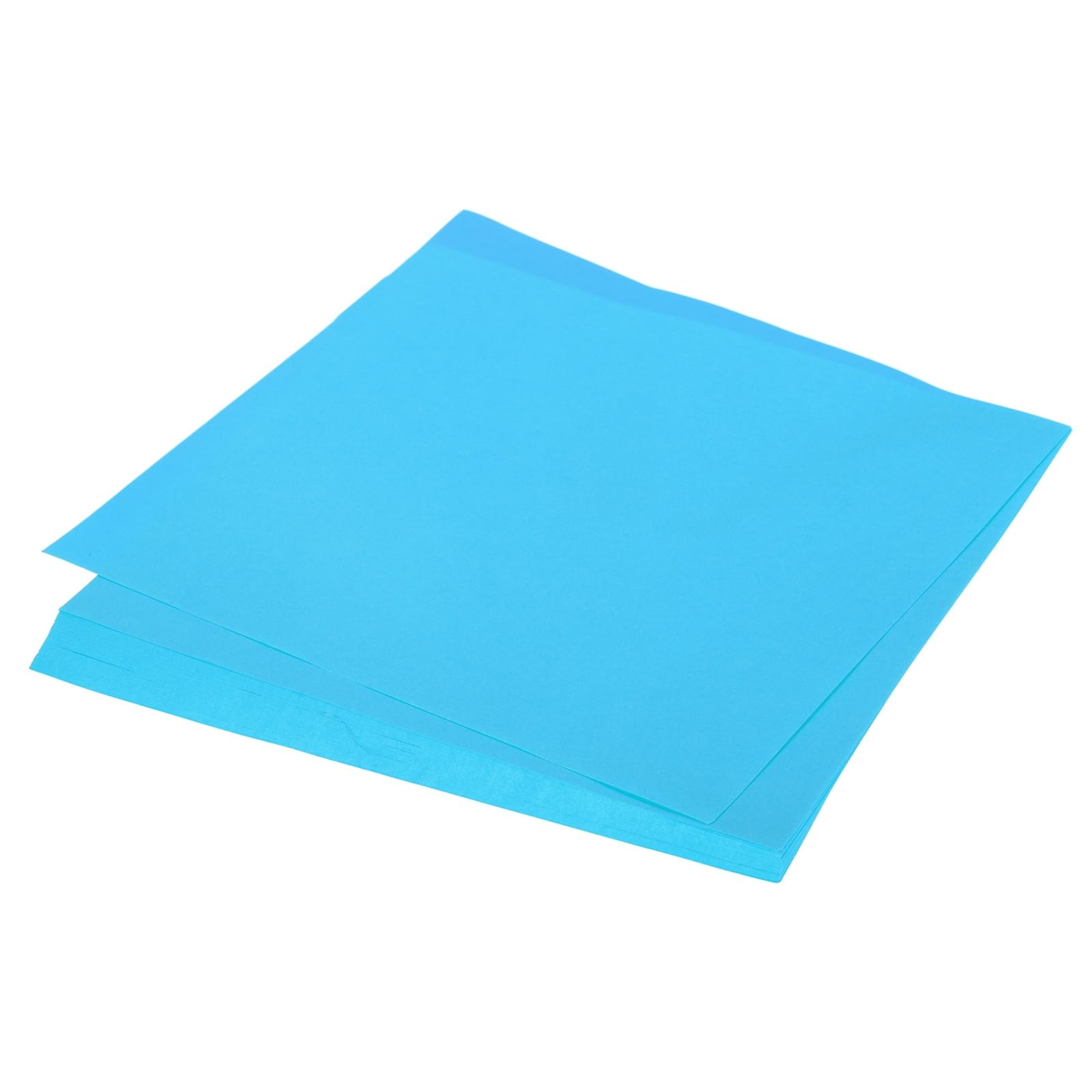 sourcing map 75 Sheets Origami Paper Double Sided 8x8 Inch(19.5x19.5cm) 70GSM Origami Paper Square Sheet Easy Fold for Beginners DIY Arts Crafts Projects, Sky Blue