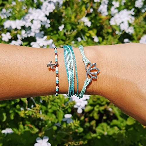 Image of Pura Vida Jewelry Bracelets - 100% Waterproof and Handmade w /Coated Charm