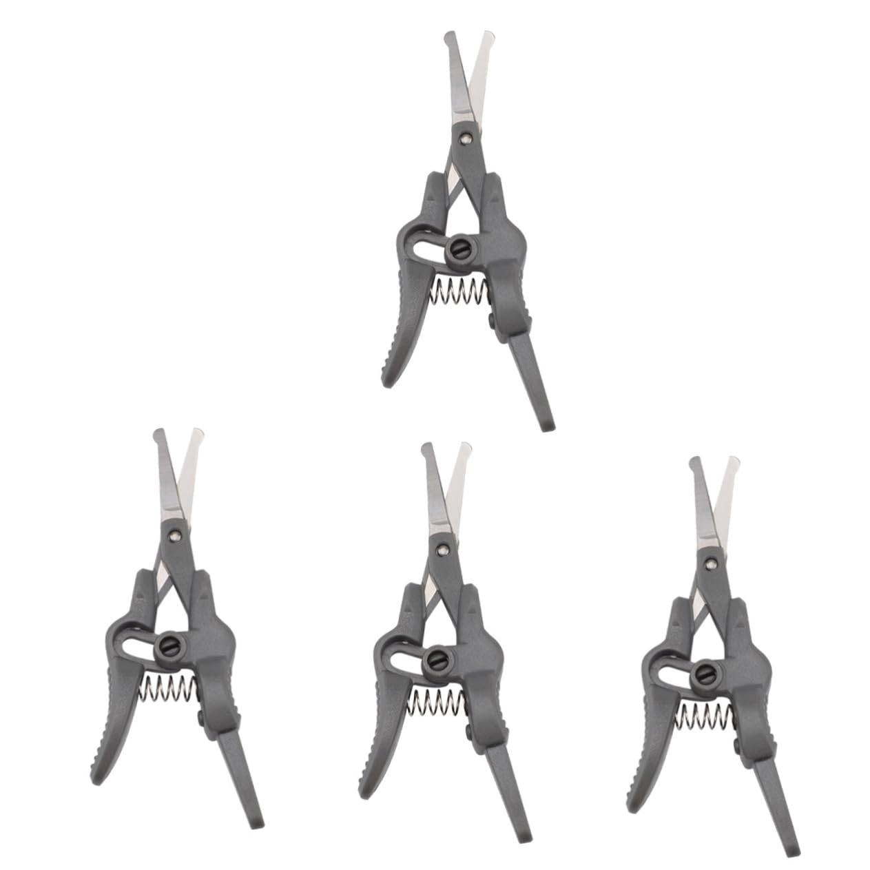 FRCOLOR 16pezzi Forbici Per Naso e Sopracciglia Strumenti Di Rifinitura Inossidabile Per Uomini e Donne Design Ergonomico e Facile Da Usare Per La Quotidiana