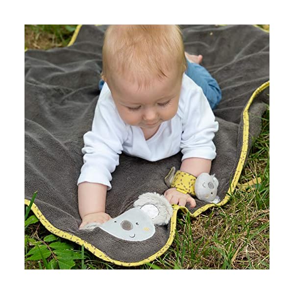 Fehn 064193 Kuscheldecke Koala - Kuschelige Schmusedecke für Babys und Kleinkinder ab 0+ Monaten - zum Kuscheln, als… – Bild 5