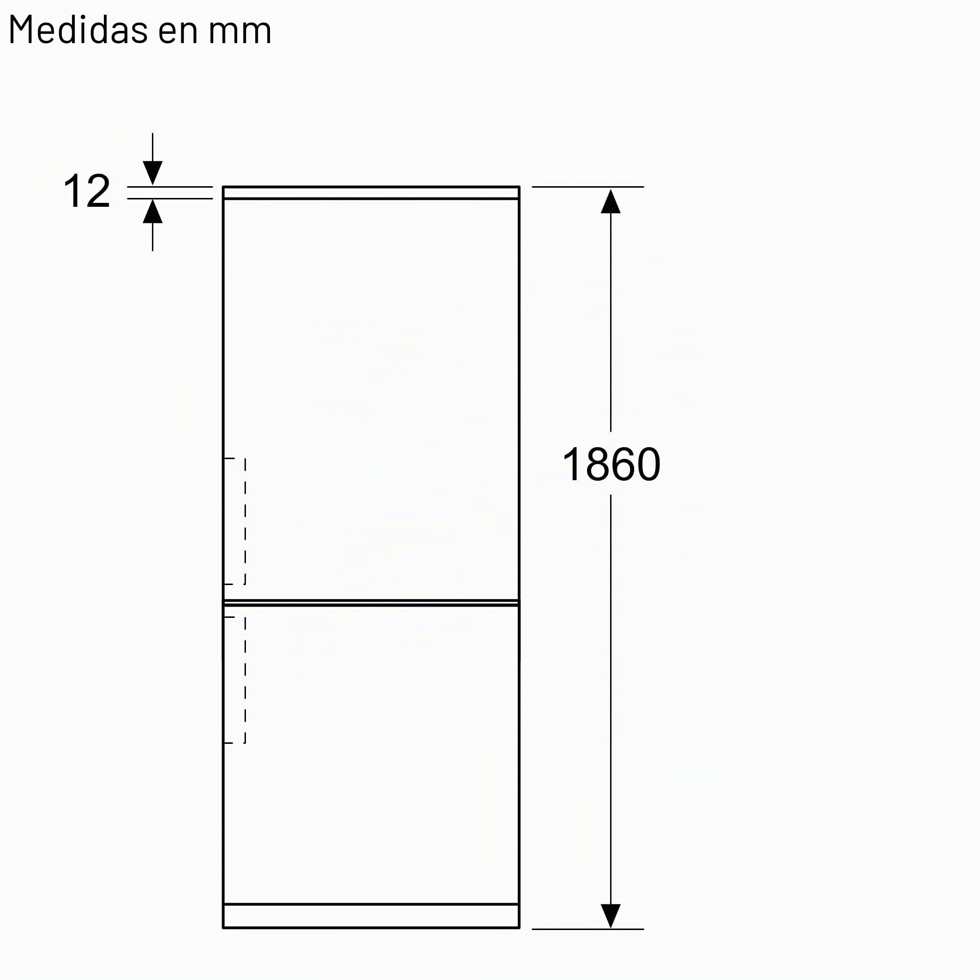 SIEMENS KG36NXWDF iQ300 Frigorífico y congelador Combinado, 186 x 60 cm, 237 L de refrigeración + 119 L de congelación, hyperFresh frescor más Largo, no más descongelación, superCooling –