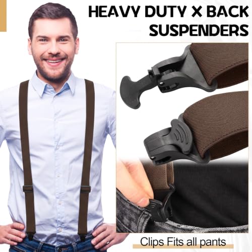 Image of Janmercy Men X-Back Hidden Suspender Airport Friendly