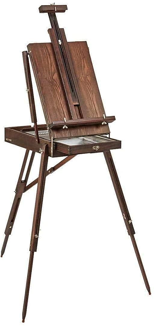 Caja de pintura Tipo de barra de plomo Caja de pintura al óleo Bocetos portátiles Beech Oleo de madera Caja de pintura al óleo portátil Caja de pintura al óleo Caja de caballete Estudiante Estudiante