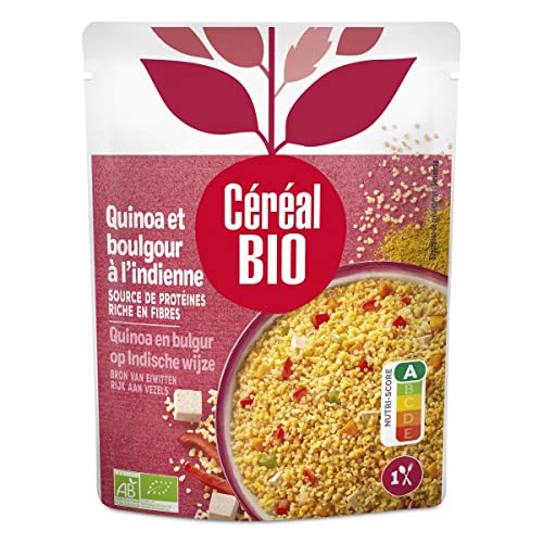 3 pezzi * * * Cerréal Bio Quinoa e Bulgur Indian Express, 220 g