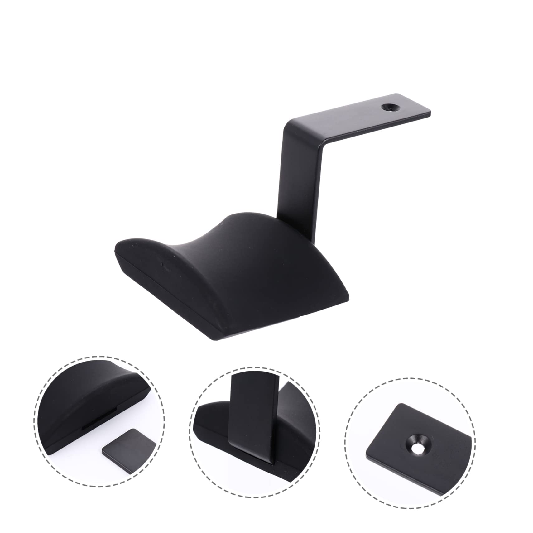HEMOTON 3piezas Soporte para Auriculares Gaming con Gancho Adhesivo Soporte para Headset De Pc Diseño Práctico y Compatible con Instalación y