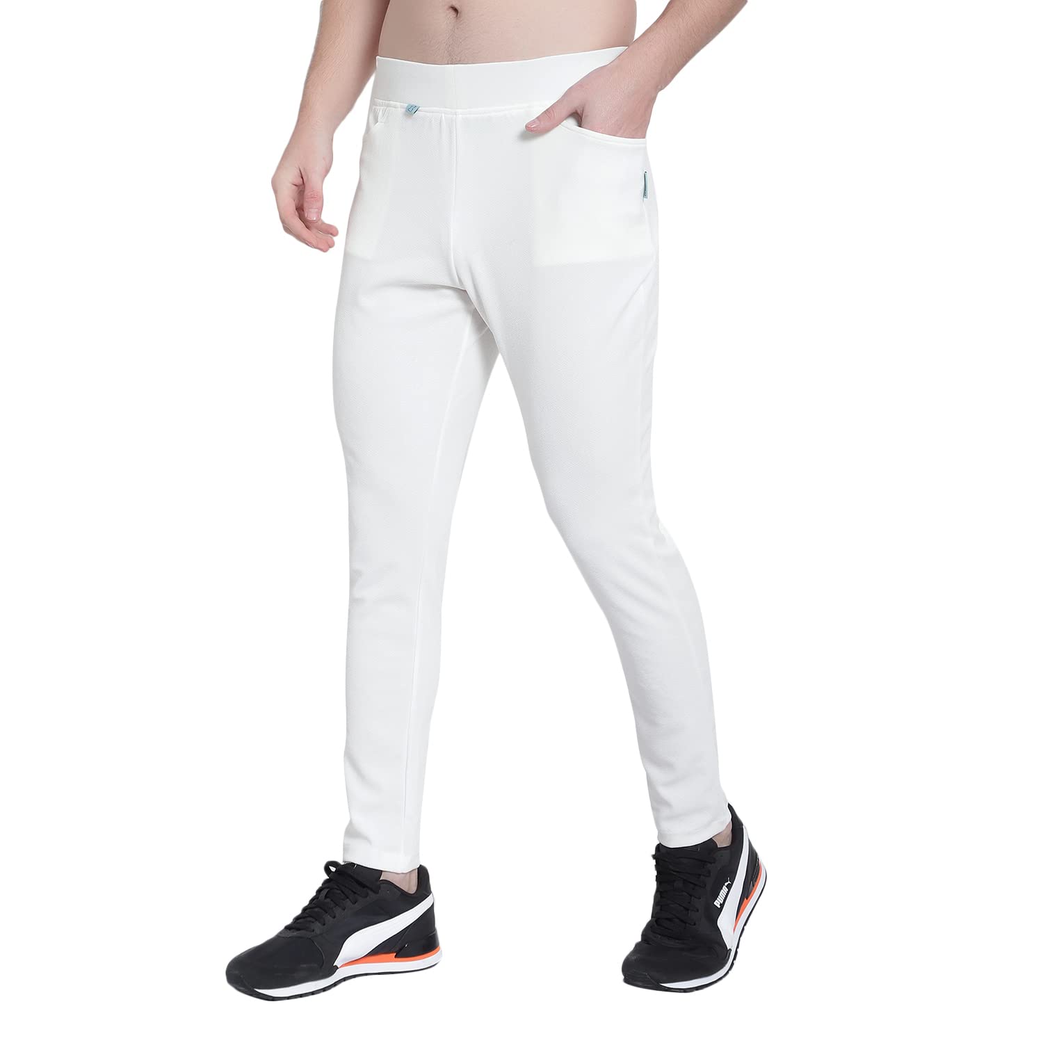 rabby Men's Poly Cotton Regular Fit Solid Track Pants-picture-47