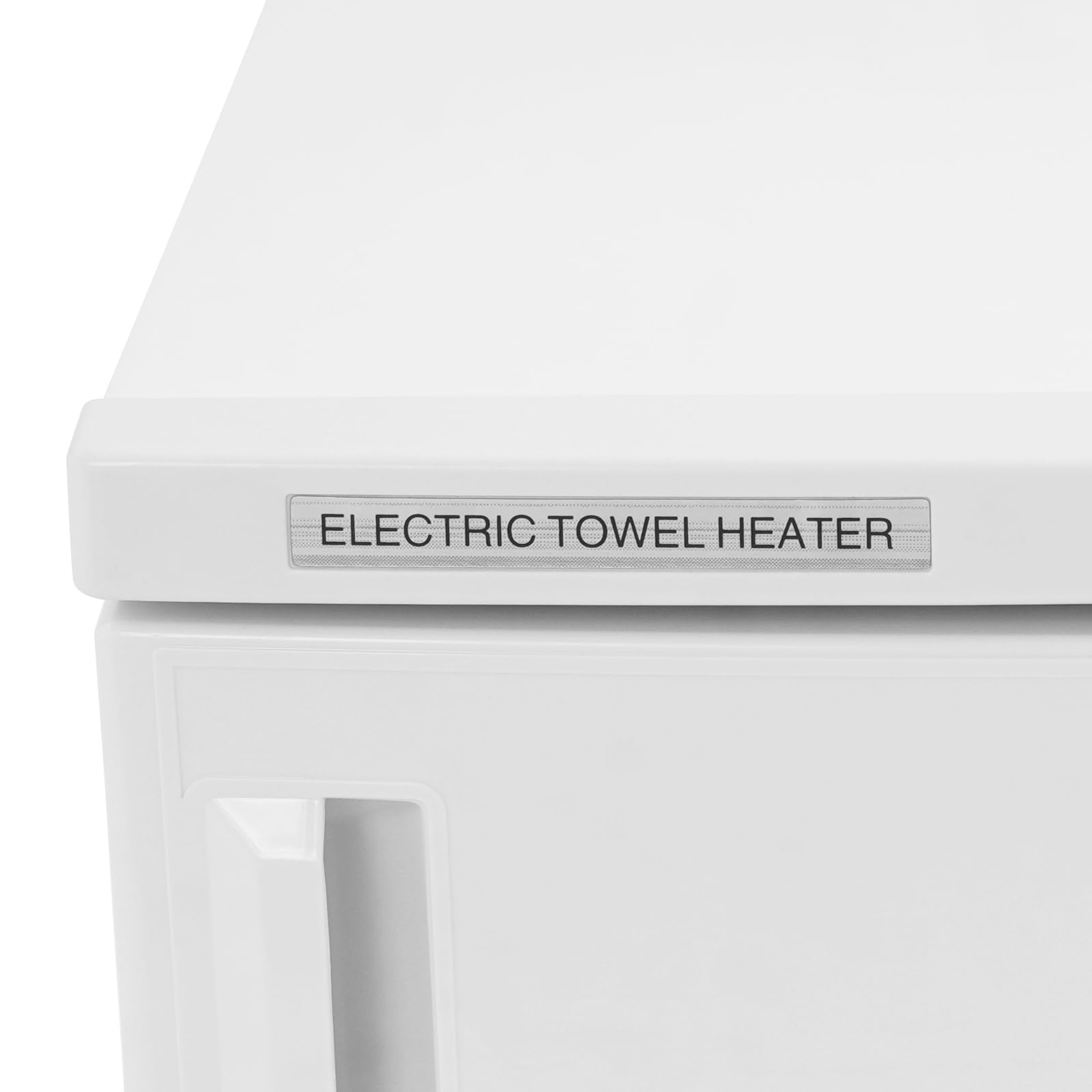 Handtuchwärmer, 25L Handtuch Sterilisator Schrank 206W Sterilisator mit Edelstahl Rack Ungefähr 20 Handtücher für Salons 45x39x30cm (Weiß)