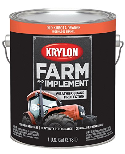 Image of Krylon Farm & Implement Paint Gallons Old Kubota Orange
