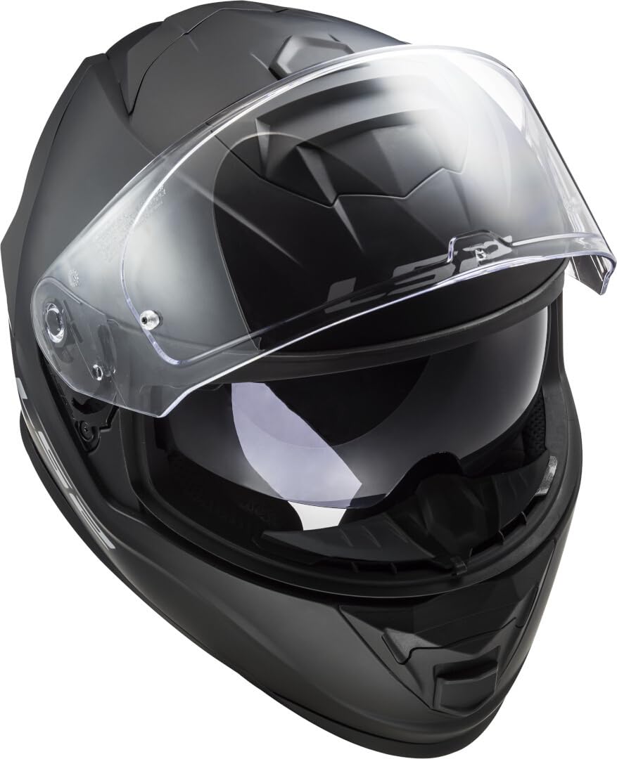 LS2, Kask motocyklowy na całą twarz STORM mat black, M