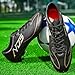 Imagen de NUTTOPL Zapatos de Fútbol para Hombre Spike Profesionales Atletismo Calzado de Fútbol Turf Adolescentes Zapatillas de Deporte Zapatos de Fútbol al Aire Libre de Competición Negro 43 EU