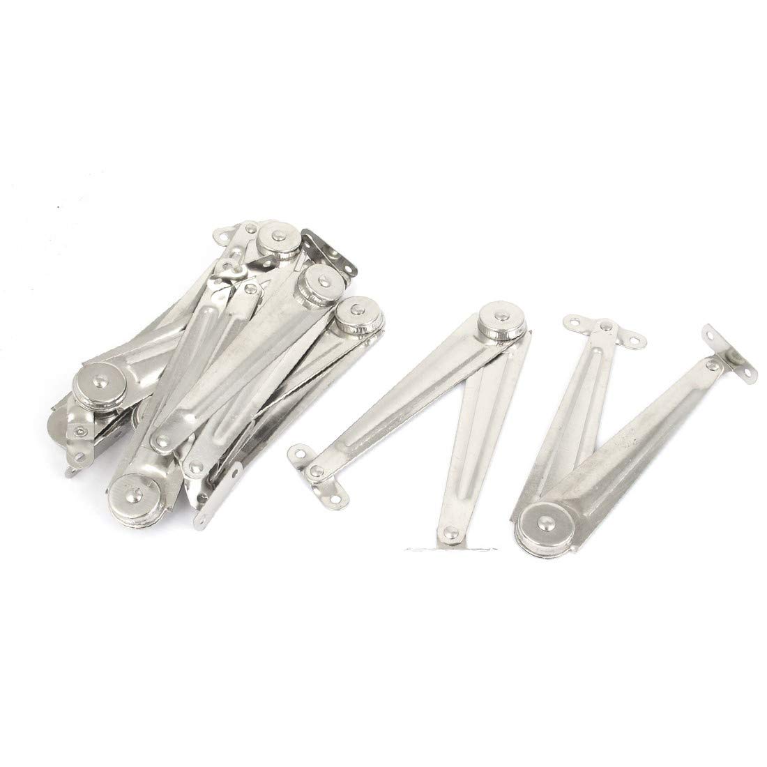 25cm Long Featured Cupboard Furniture Door Reliable Efficacy Metal Straight Lid Support Hinge Stay 10pcs