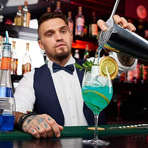 Kit de coctelería de 12 piezas con soporte de bambú miniatura 2