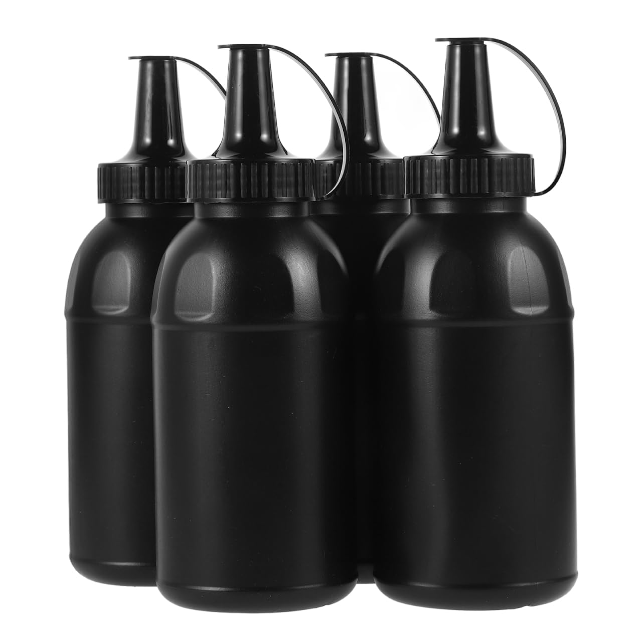 GETAJGHSD 4pcs Splatter Ball Bottle 400ML Water Refill Beads Bottles Liquid Container Refill Splatter Container Accessories Holder Plastic Black