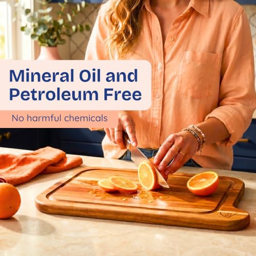Non-Toxic Acacia Cutting Board Set of 3, Mineral Oil Free, Plastic Free - Image 2