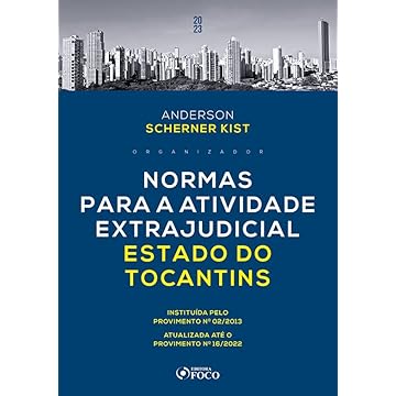 Capa do livro Normas para a Atividade Extrajudicial Estado de Tocantins - 1ª ED - 2023