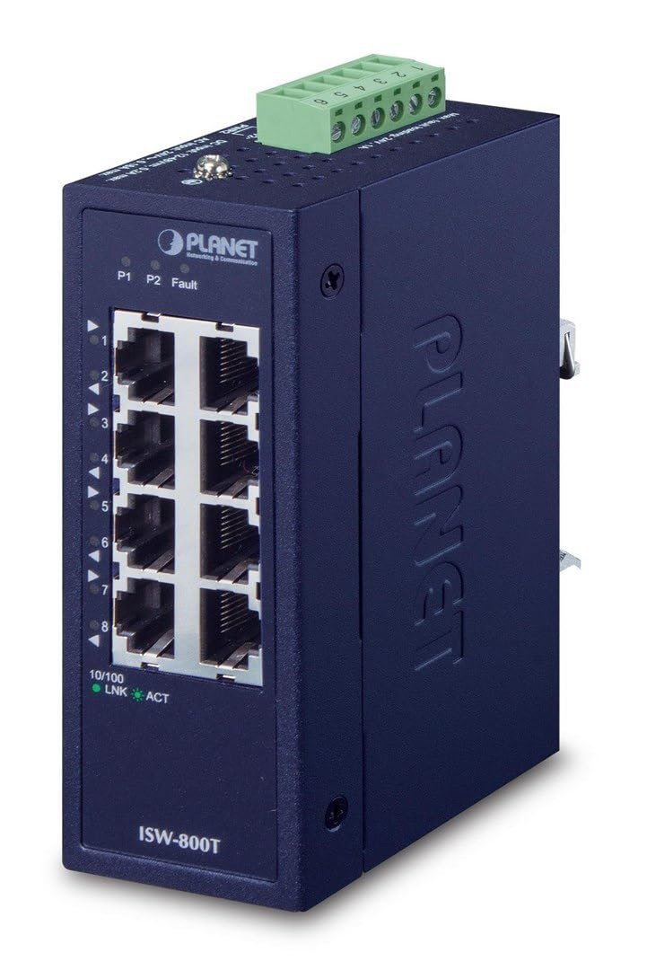 Planet ISW-800T switch di rete L2 Nero