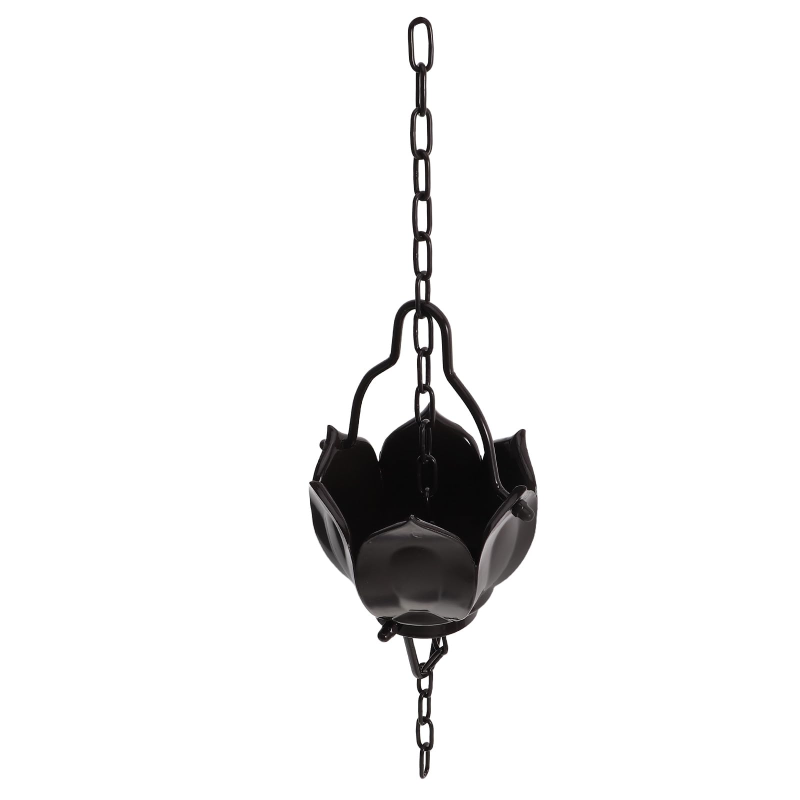 Chaîne de pluie décorative en aluminium lotus MAGICLULU pour l'évacuation d'eau de villa