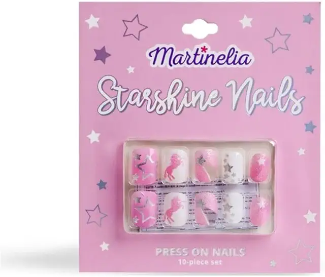 Martinelia Unicorn Press Nails by Emily Nagels - 10 Glitter Fake Nails Set