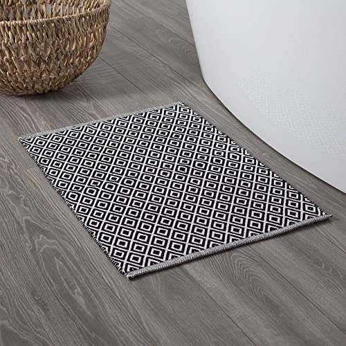 Sealskin Badteppich Trellis, schwarz, 90 x 60 cm – Ansicht 4