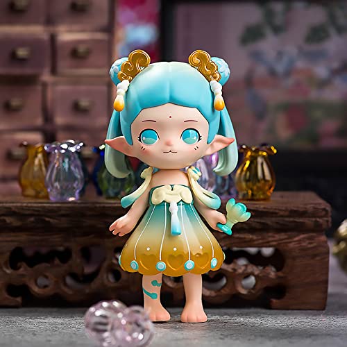 Rooyie Treasures Series Blind Box Toy Mystery Box Cute Collectible Figures Action Kawaii Model Girl Birthday Surprise Random Trendy Toys Room Desktop Decroration (3 Pack) #TOP7
