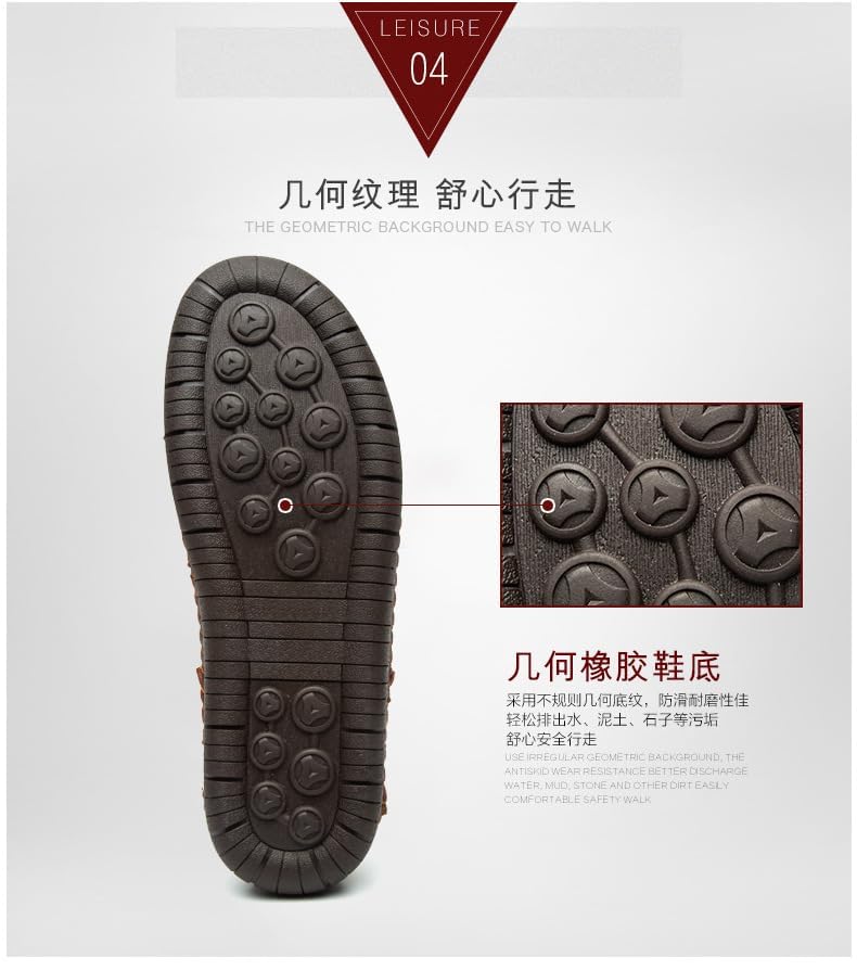 YTINGNICE Enjerr Orthopedic Shoes for Men, Ideacloth Waterproof Slip-On Loafers, Driving Moccasin Walking Shoes3